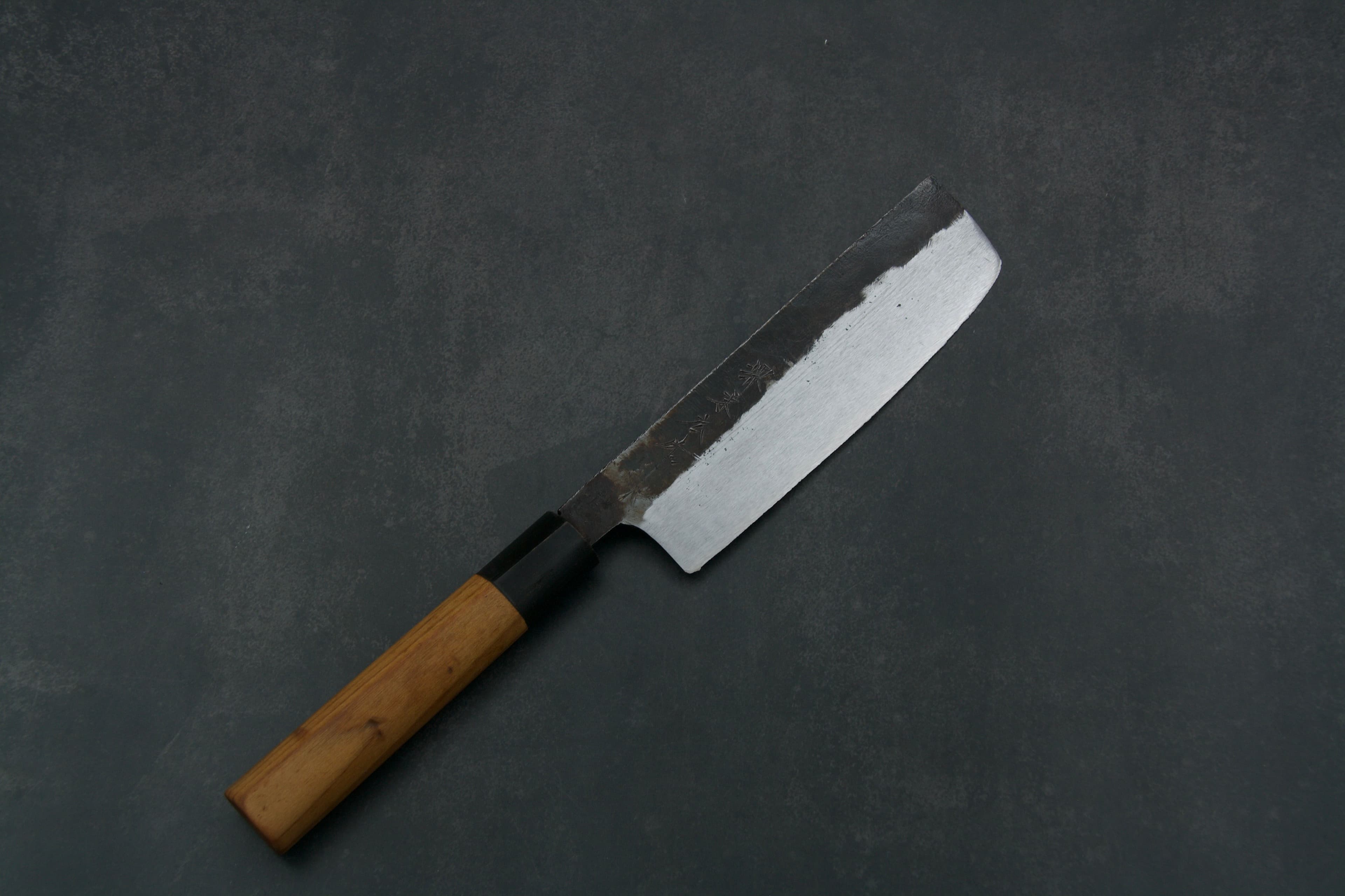 Restaurert Nakiri 160 mm — Aogami 2 Kurouchi | WA-håndtak
